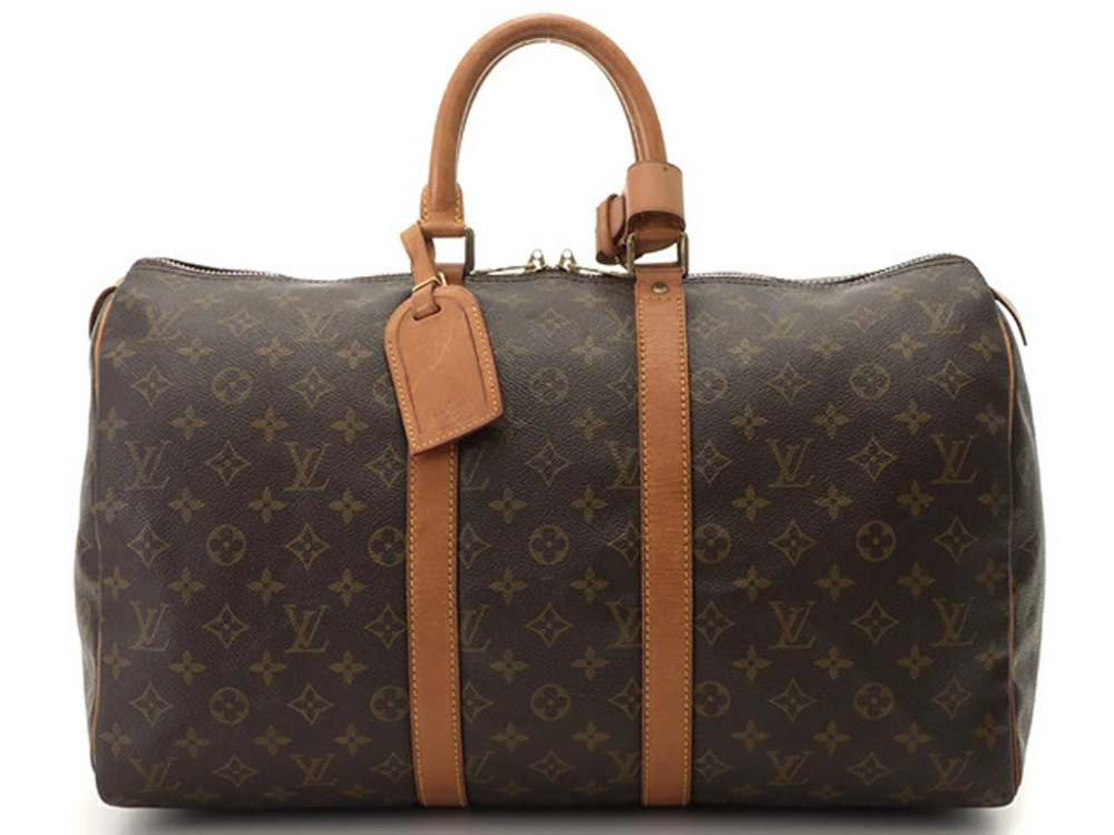 LOUIS VUITTON Keepall Boston Bag Monogram